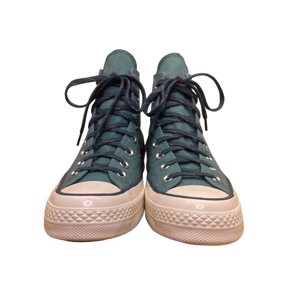 Converse Unisex Green Canvas Chuck Taylor All Star Hi-Top Sneakers Sz 6.5M/8.5W - Picture 2 of 10